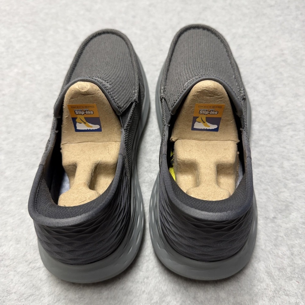 Skechers Slip-Ins Parson-Ralven Shoes Mens 9.5 Gray Vegan Slip On Casual Loafer - Picture 4 of 7